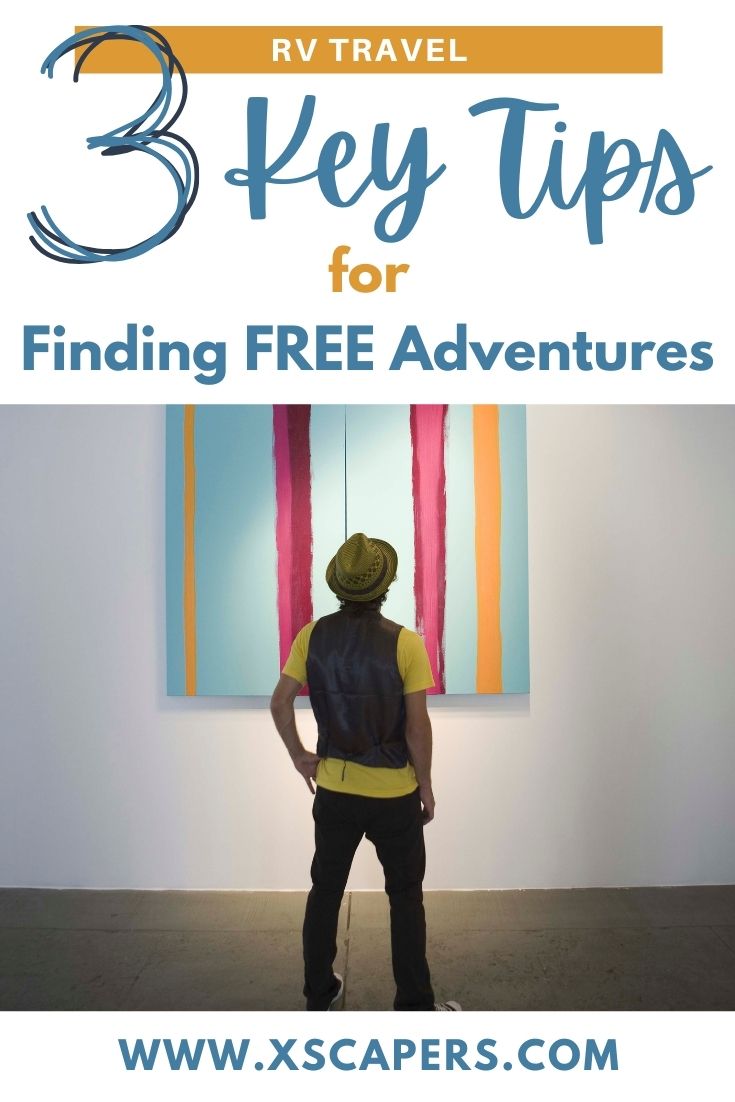 # Key Tips for Finding Free Adventures Pinterest graphic
